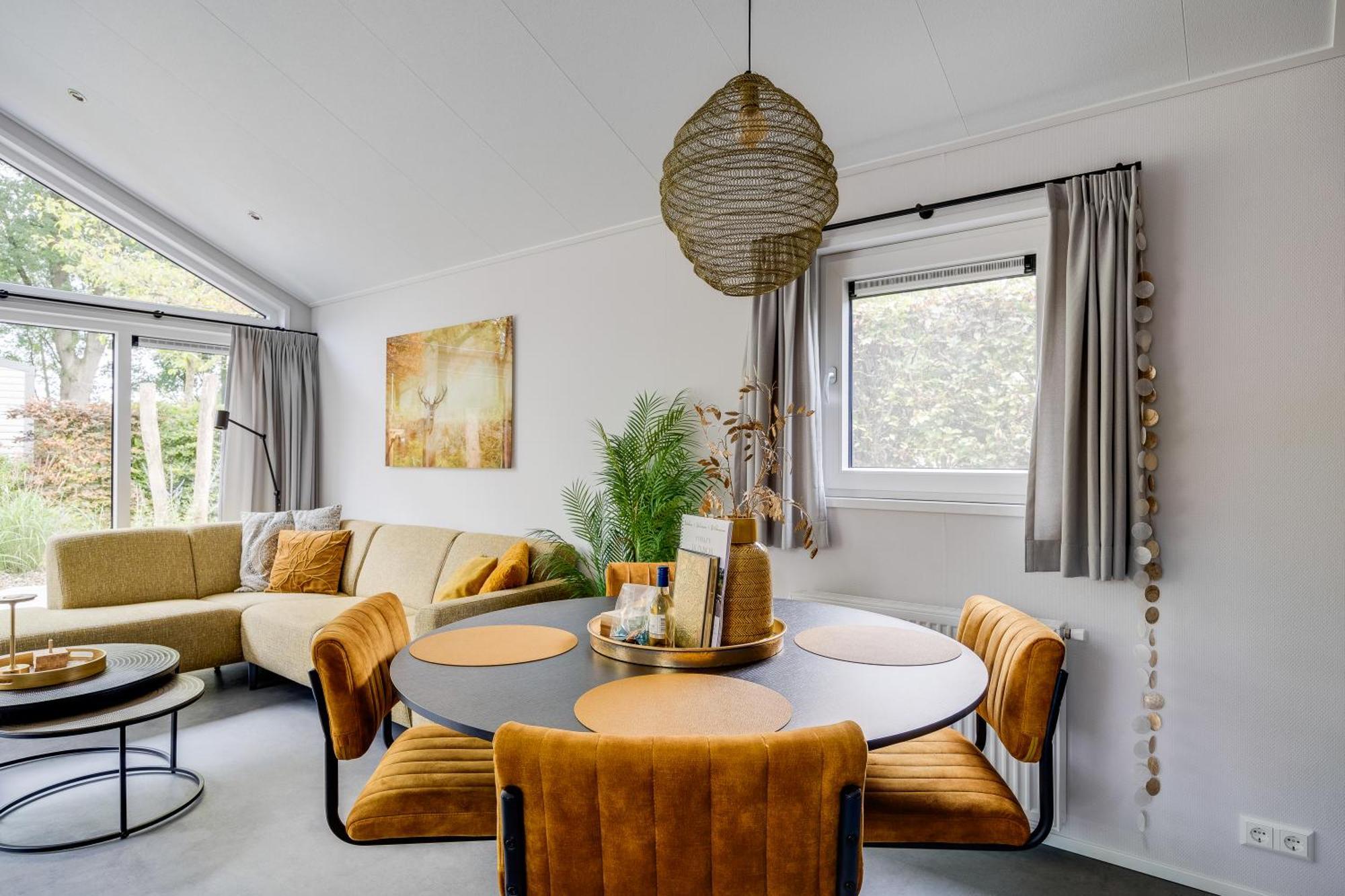 Modern Ingericht Chalet Op Groen Park Op De Veluwe Epe Zewnętrze zdjęcie