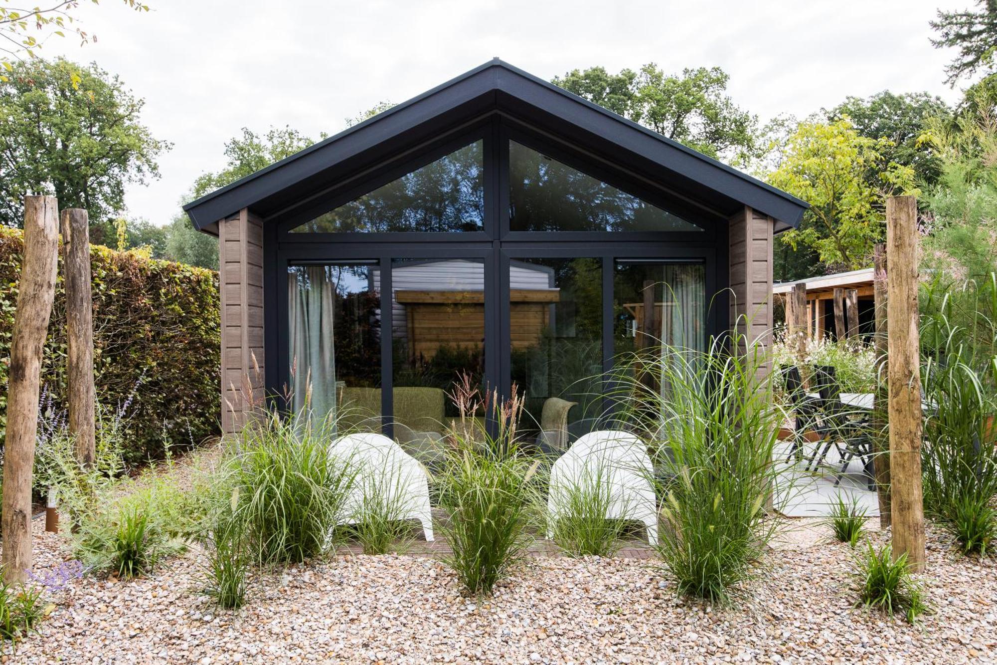 Modern Ingericht Chalet Op Groen Park Op De Veluwe Epe Zewnętrze zdjęcie