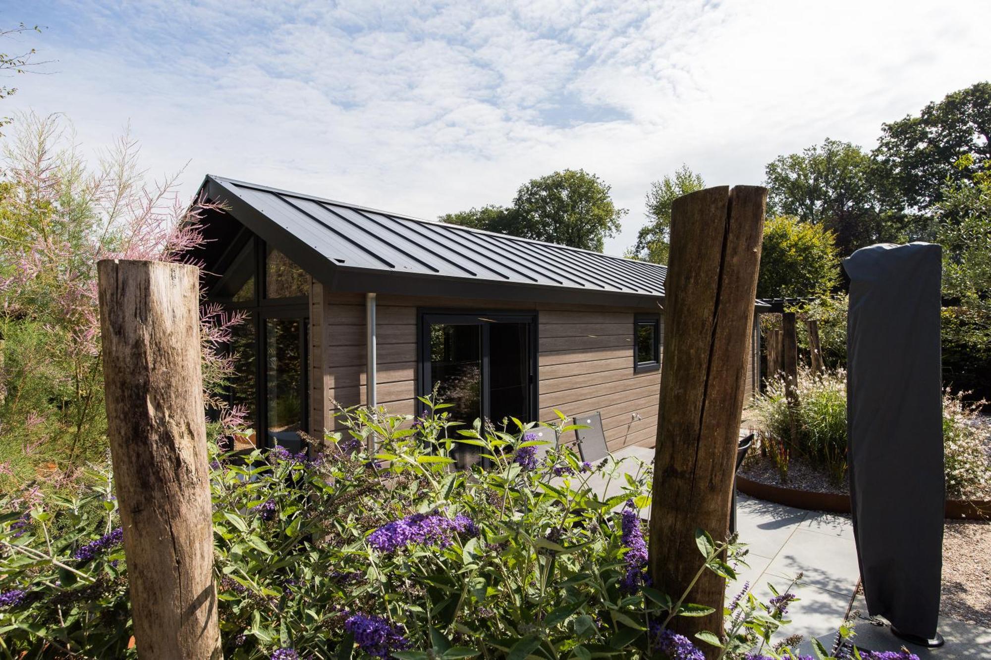 Modern Ingericht Chalet Op Groen Park Op De Veluwe Epe Zewnętrze zdjęcie