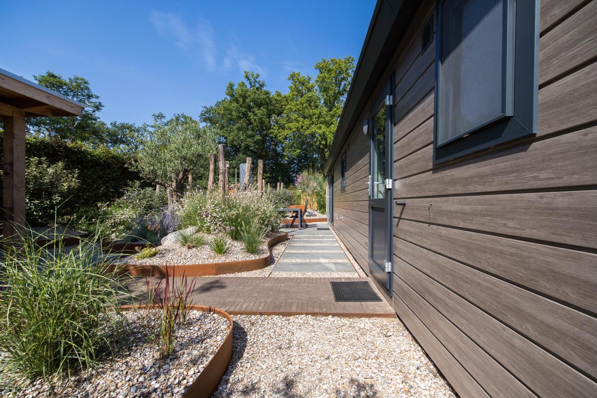 Modern Ingericht Chalet Op Groen Park Op De Veluwe Epe Zewnętrze zdjęcie