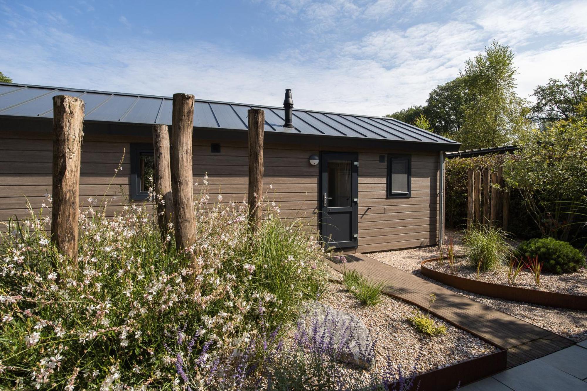 Modern Ingericht Chalet Op Groen Park Op De Veluwe Epe Zewnętrze zdjęcie
