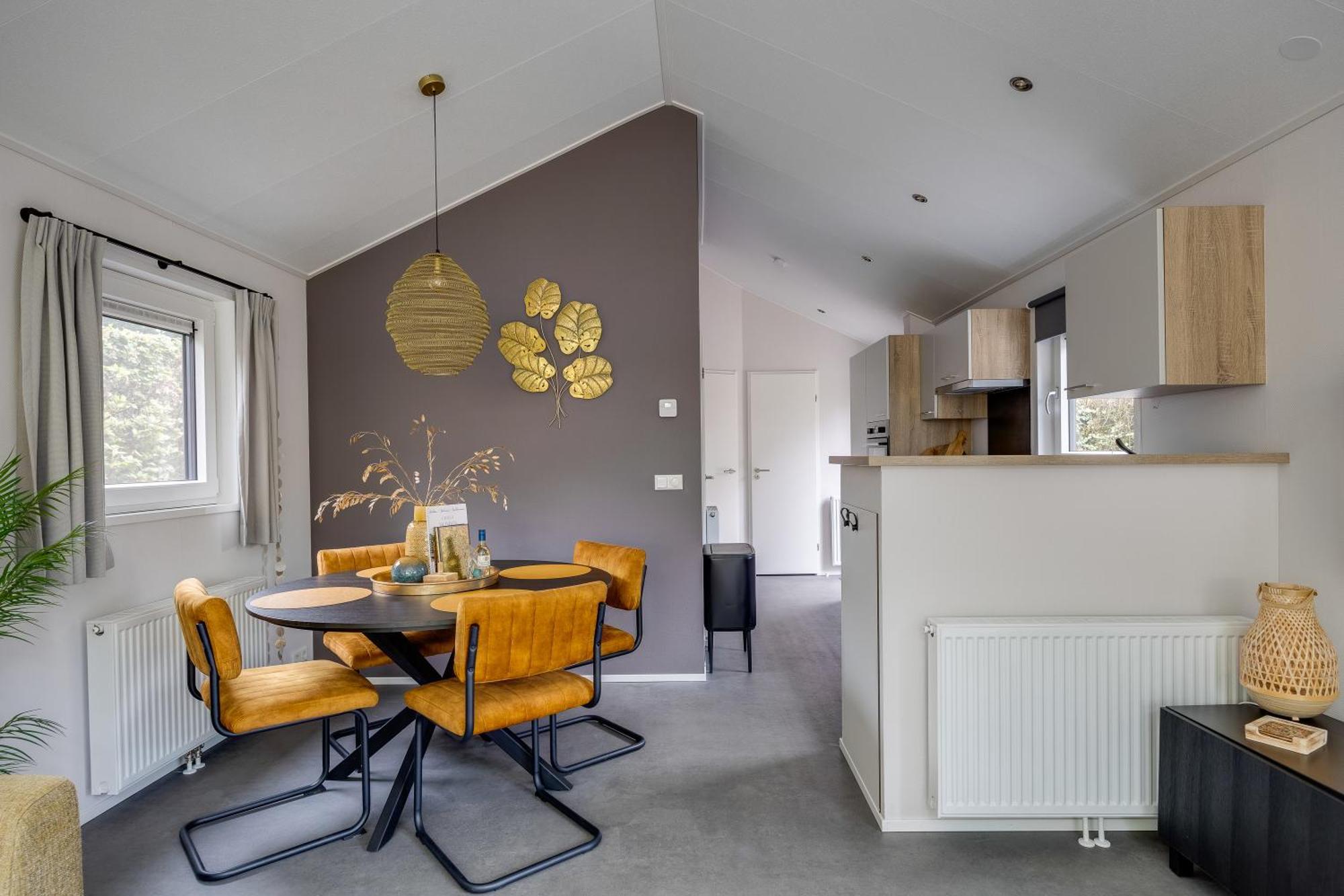 Modern Ingericht Chalet Op Groen Park Op De Veluwe Epe Zewnętrze zdjęcie