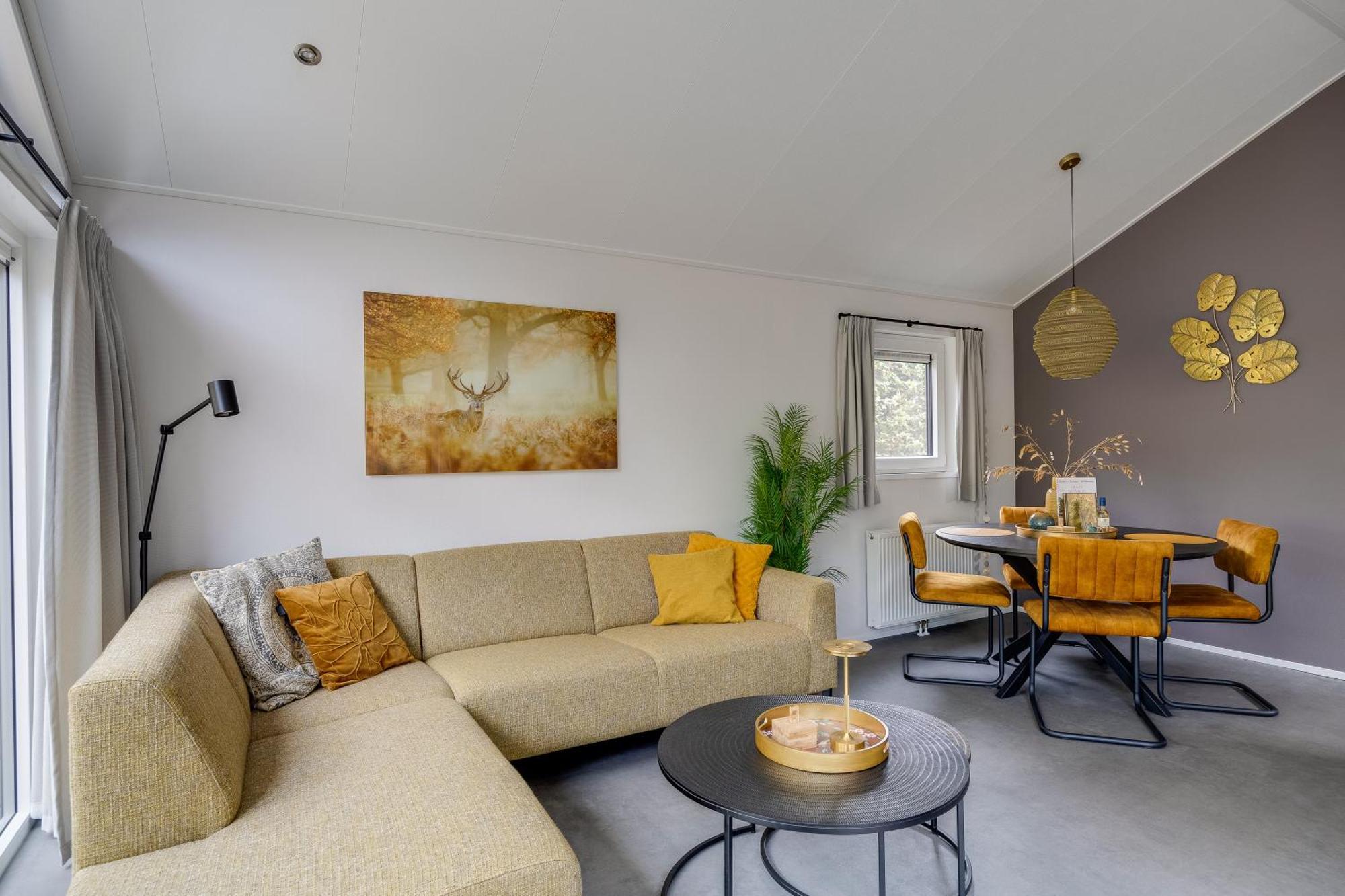 Modern Ingericht Chalet Op Groen Park Op De Veluwe Epe Zewnętrze zdjęcie