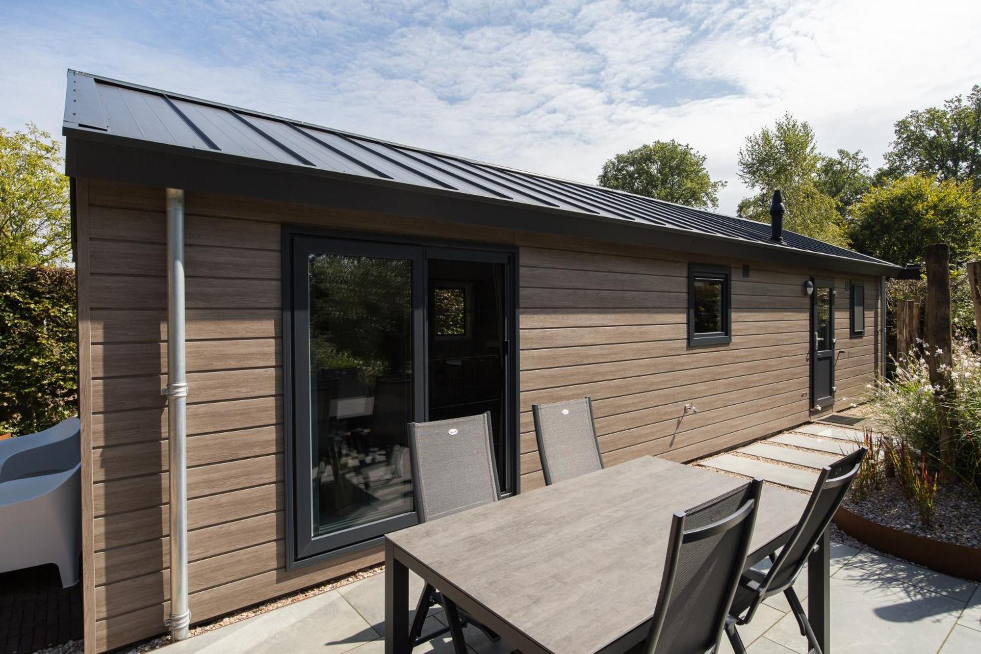 Modern Ingericht Chalet Op Groen Park Op De Veluwe Epe Zewnętrze zdjęcie