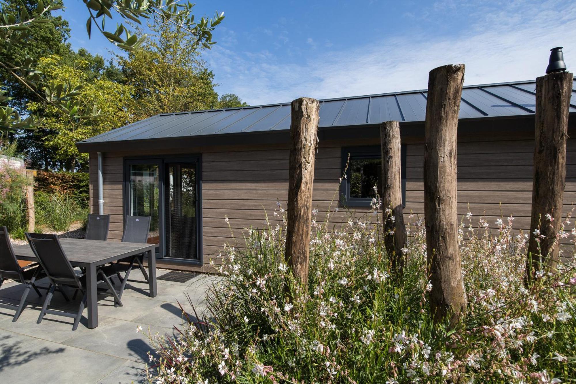 Modern Ingericht Chalet Op Groen Park Op De Veluwe Epe Zewnętrze zdjęcie